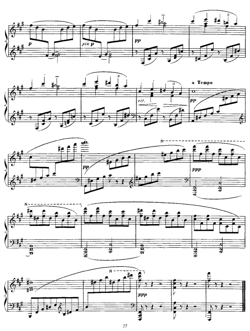 贝加莫组曲_一万首著名钢琴曲谱哈农贝多芬合集视频教学电子版高清无水印可打印_1古典钢琴知名音乐家谱_德彪西钢琴谱全集