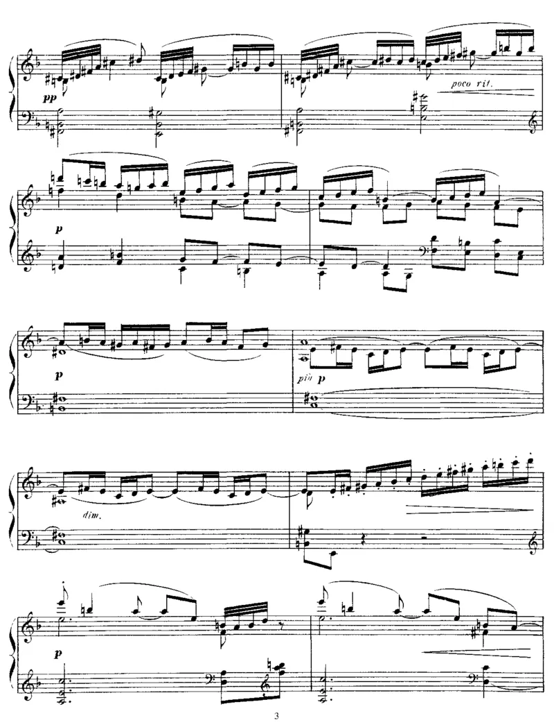 贝加莫组曲_一万首著名钢琴曲谱哈农贝多芬合集视频教学电子版高清无水印可打印_1古典钢琴知名音乐家谱_德彪西钢琴谱全集