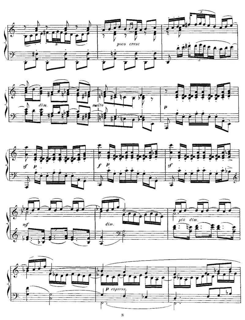 贝加莫组曲_一万首著名钢琴曲谱哈农贝多芬合集视频教学电子版高清无水印可打印_1古典钢琴知名音乐家谱_德彪西钢琴谱全集