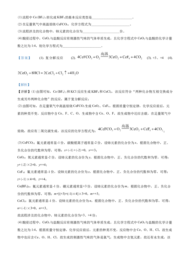 2020年云南省昆明市中考化学试题及答案(word)_中考真题_5.化学中考真题2015-2024年_地区卷_云南昆明中考化学09-22
