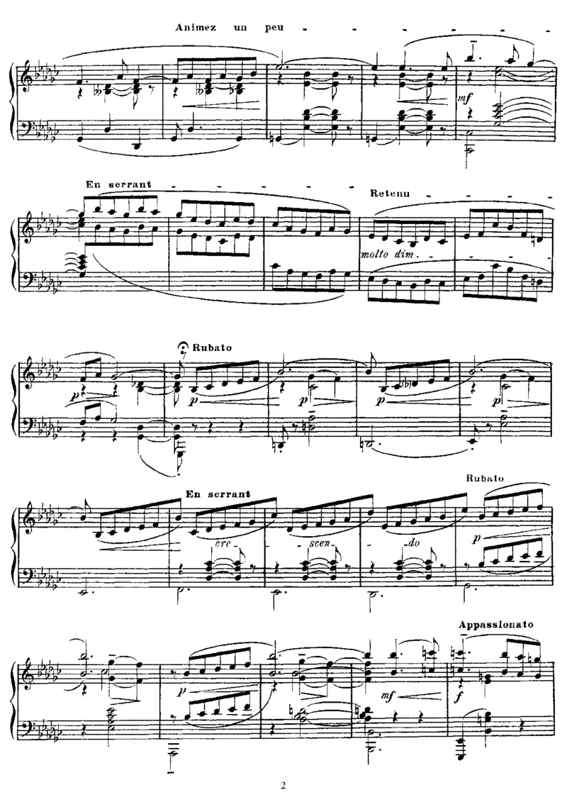 缓慢圆舞曲_一万首著名钢琴曲谱哈农贝多芬合集视频教学电子版高清无水印可打印_1古典钢琴知名音乐家谱_德彪西钢琴谱全集