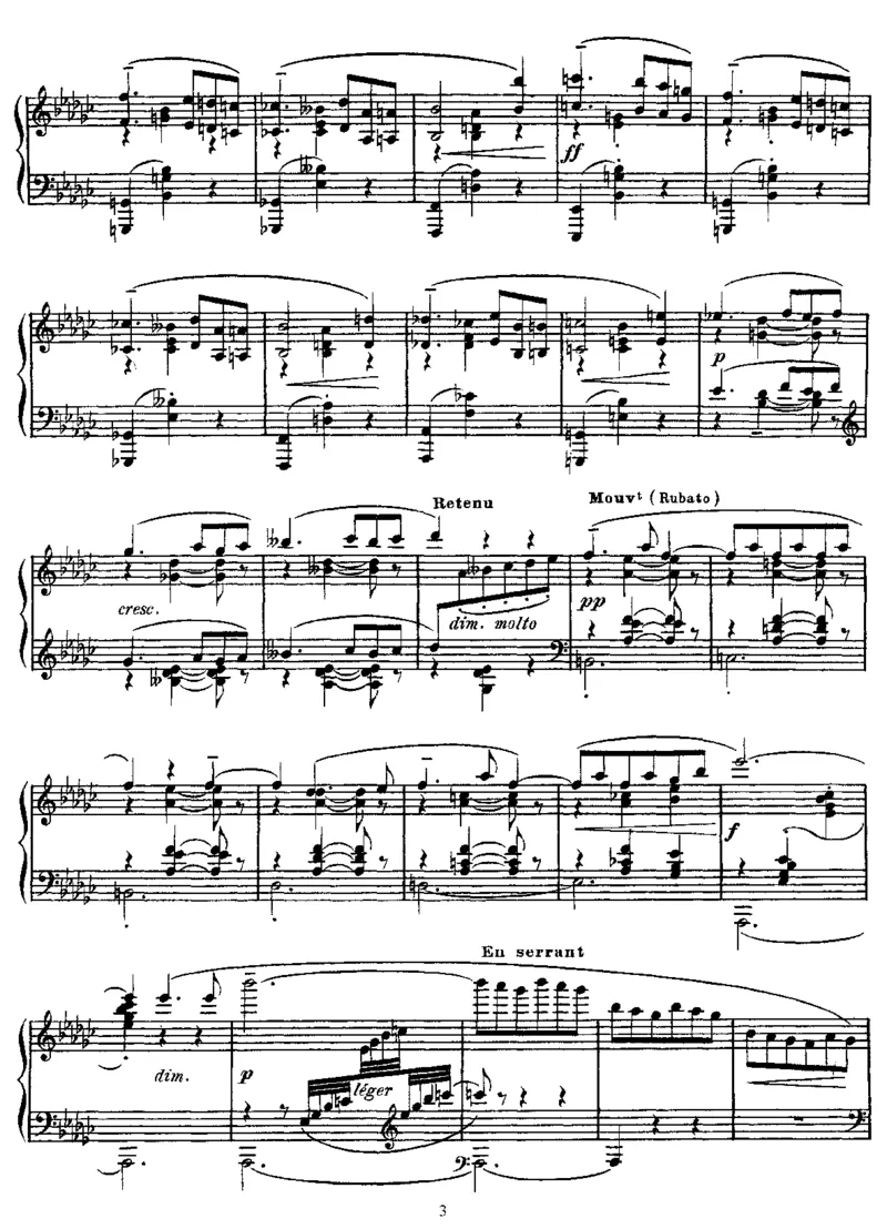 缓慢圆舞曲_一万首著名钢琴曲谱哈农贝多芬合集视频教学电子版高清无水印可打印_1古典钢琴知名音乐家谱_德彪西钢琴谱全集