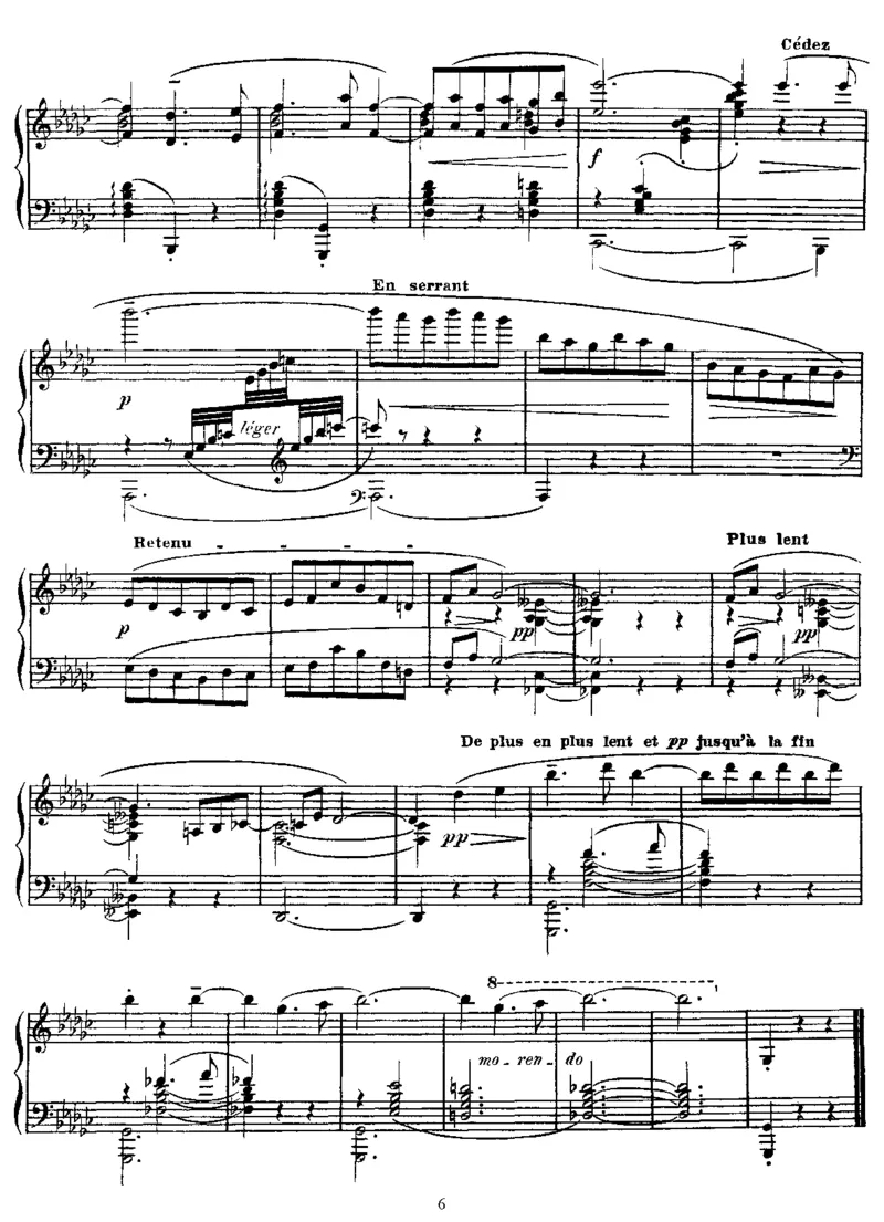 缓慢圆舞曲_一万首著名钢琴曲谱哈农贝多芬合集视频教学电子版高清无水印可打印_1古典钢琴知名音乐家谱_德彪西钢琴谱全集