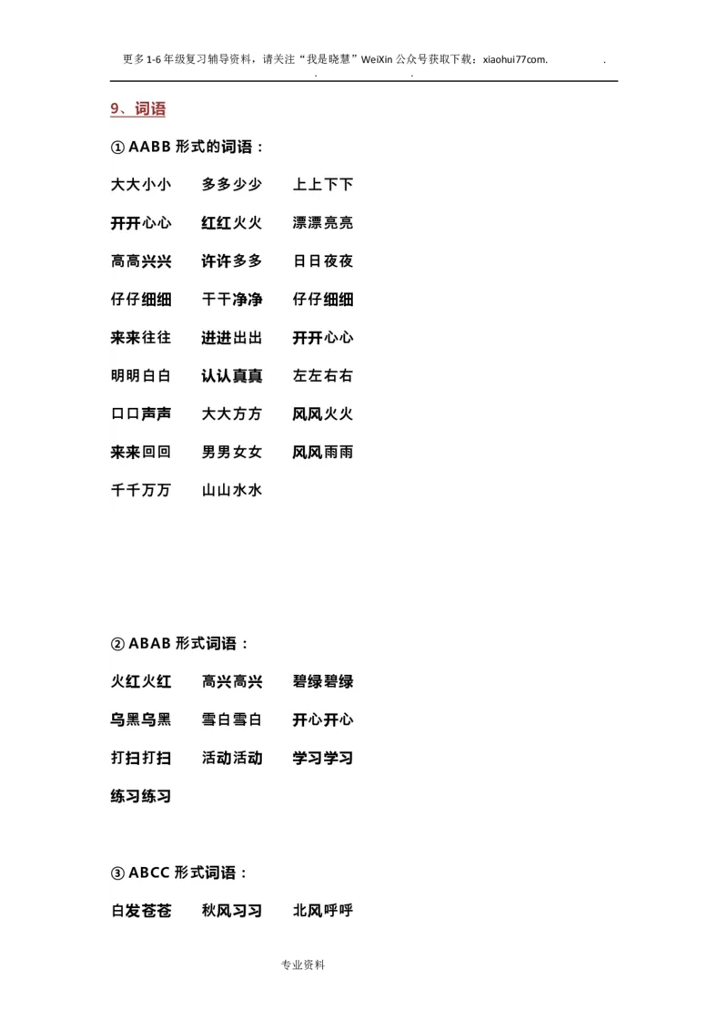 部编一年级语文(上册)全部知识点汇总_小学1-6年级全部试卷_语文_一年级_3-6-1、小学一年级语文上册_3-6-1-1、复习、知识点、归纳汇总_部编版