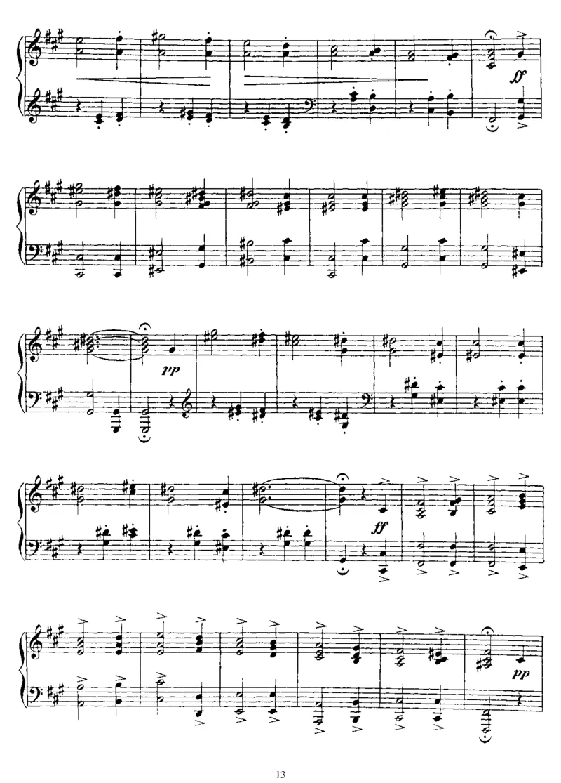 轮廓12Silhouettes,Op8_一万首著名钢琴曲谱哈农贝多芬合集视频教学电子版高清无水印可打印_1古典钢琴知名音乐家谱_德沃夏克钢琴谱全集