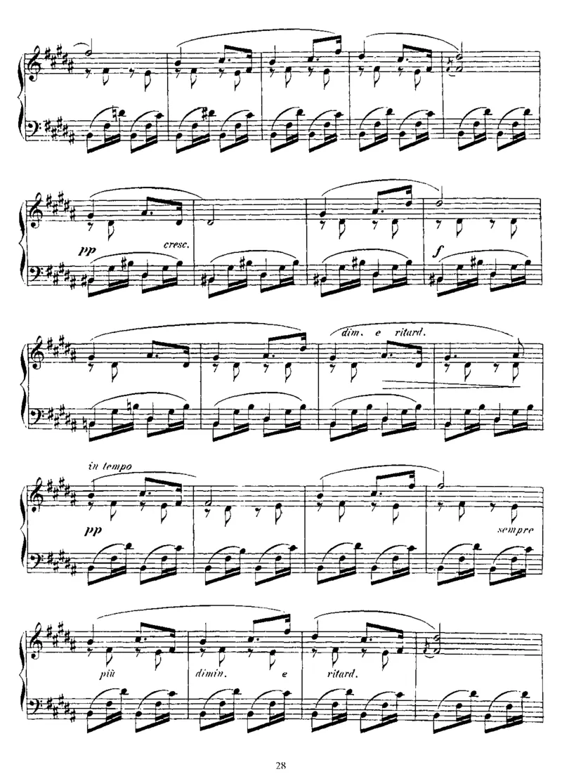 轮廓12Silhouettes,Op8_一万首著名钢琴曲谱哈农贝多芬合集视频教学电子版高清无水印可打印_1古典钢琴知名音乐家谱_德沃夏克钢琴谱全集