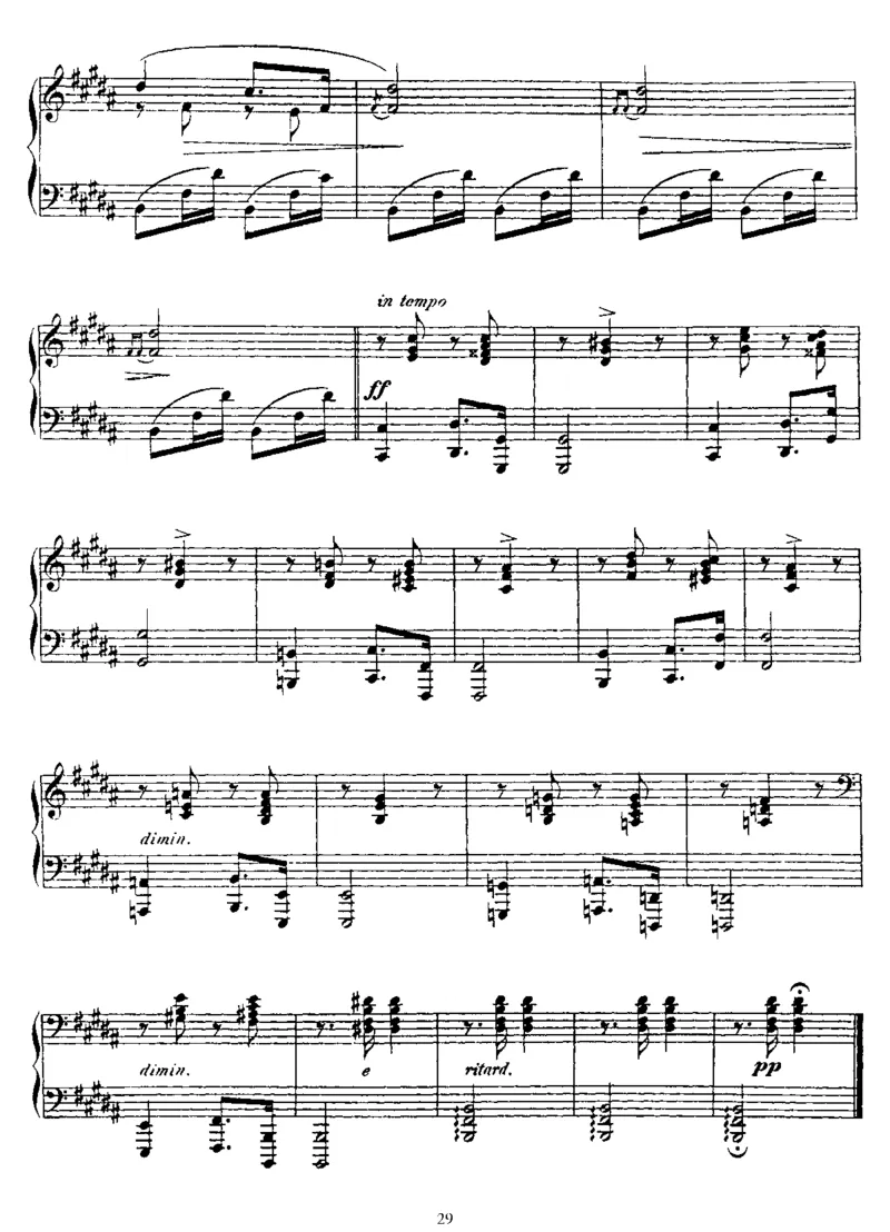 轮廓12Silhouettes,Op8_一万首著名钢琴曲谱哈农贝多芬合集视频教学电子版高清无水印可打印_1古典钢琴知名音乐家谱_德沃夏克钢琴谱全集