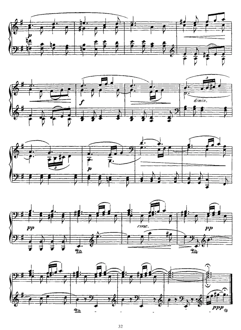 轮廓12Silhouettes,Op8_一万首著名钢琴曲谱哈农贝多芬合集视频教学电子版高清无水印可打印_1古典钢琴知名音乐家谱_德沃夏克钢琴谱全集