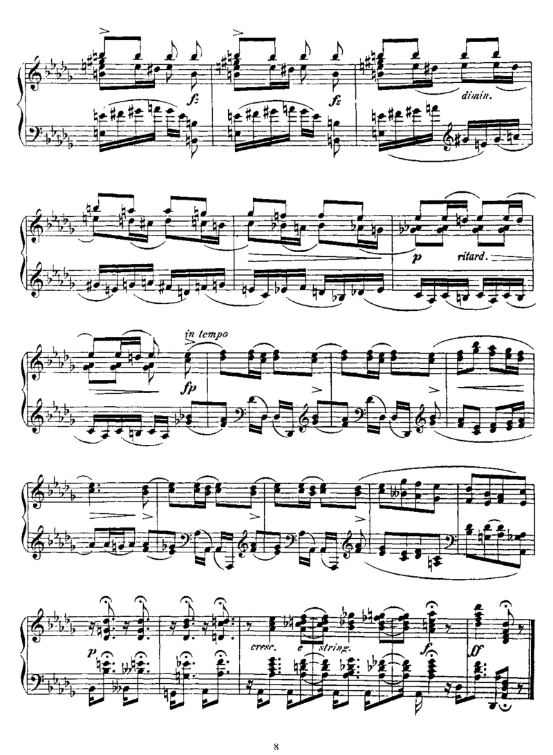 轮廓12Silhouettes,Op8_一万首著名钢琴曲谱哈农贝多芬合集视频教学电子版高清无水印可打印_1古典钢琴知名音乐家谱_德沃夏克钢琴谱全集