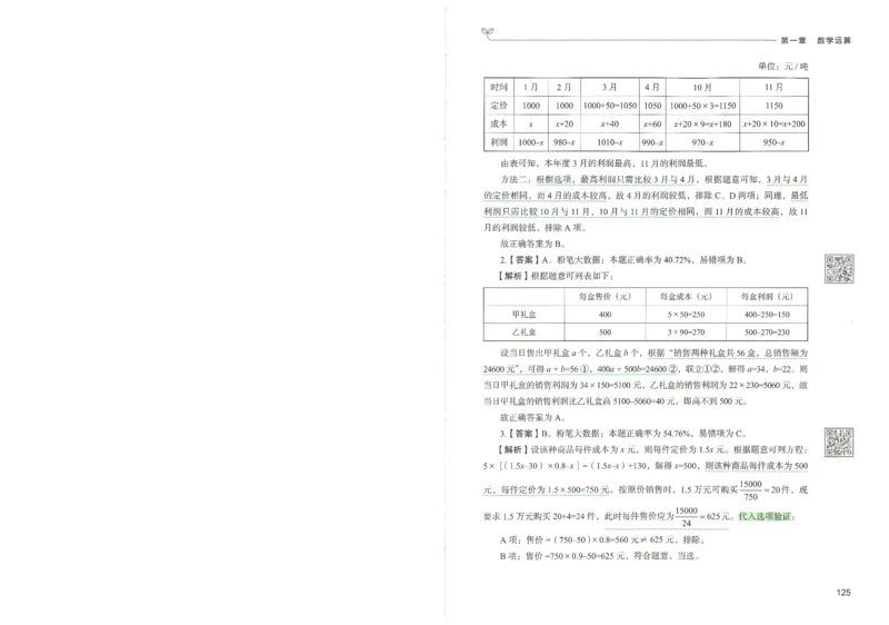 3.答案解析26数量关系下册（373页）_26行测5000+申论100一定先转存网盘_行测5000题持续更新_最新2026行测5000题（25年1月版）_5000题答案解析（共2296页）
