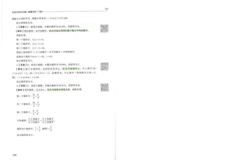 3.答案解析26数量关系下册（373页）_26行测5000+申论100一定先转存网盘_行测5000题持续更新_最新2026行测5000题（25年1月版）_5000题答案解析（共2296页）