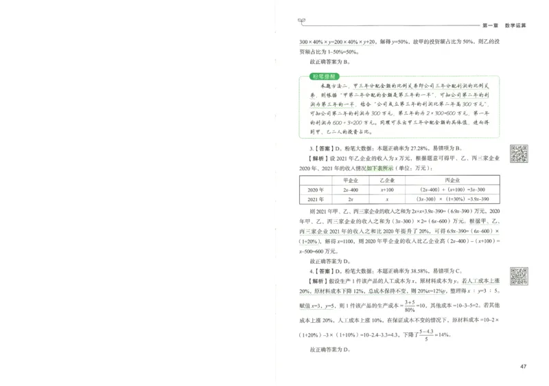 3.答案解析26数量关系下册（373页）_26行测5000+申论100一定先转存网盘_行测5000题持续更新_最新2026行测5000题（25年1月版）_5000题答案解析（共2296页）