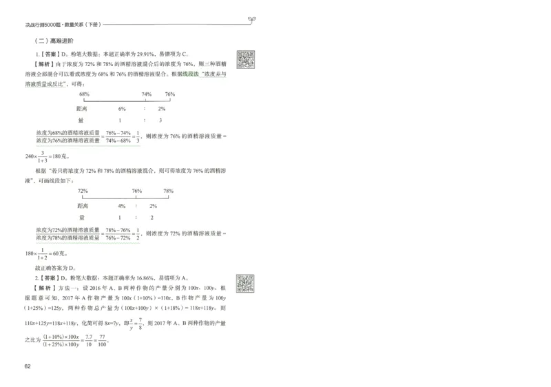 3.答案解析26数量关系下册（373页）_26行测5000+申论100一定先转存网盘_行测5000题持续更新_最新2026行测5000题（25年1月版）_5000题答案解析（共2296页）