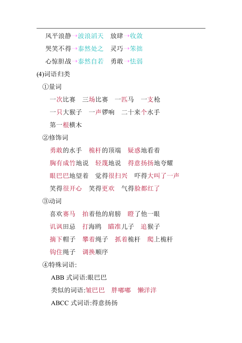 部编版语文资料包-最新版部编版五年级语文下册单元知识全册汇总_小学1-6年级全部试卷_语文_五年级_3-10-2、小学五年级语文下册_3-10-2-1、复习、知识点、归纳汇总_部编（人教）版