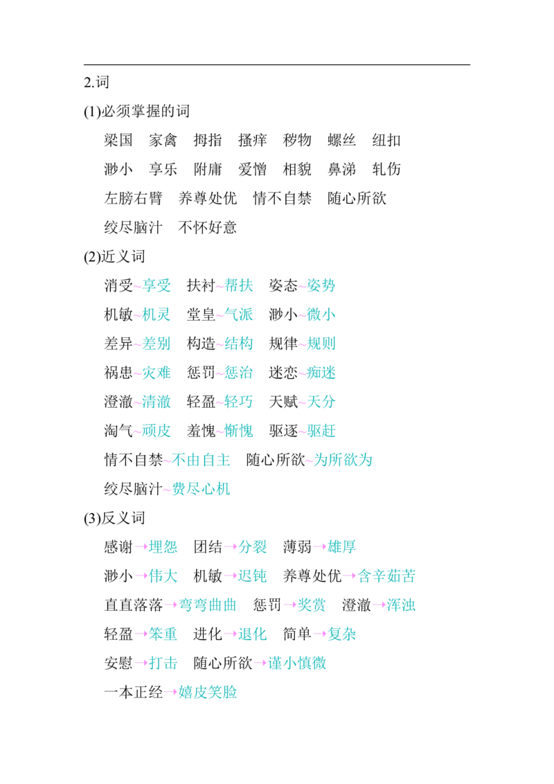 部编版语文资料包-最新版部编版五年级语文下册单元知识全册汇总_小学1-6年级全部试卷_语文_五年级_3-10-2、小学五年级语文下册_3-10-2-1、复习、知识点、归纳汇总_部编（人教）版