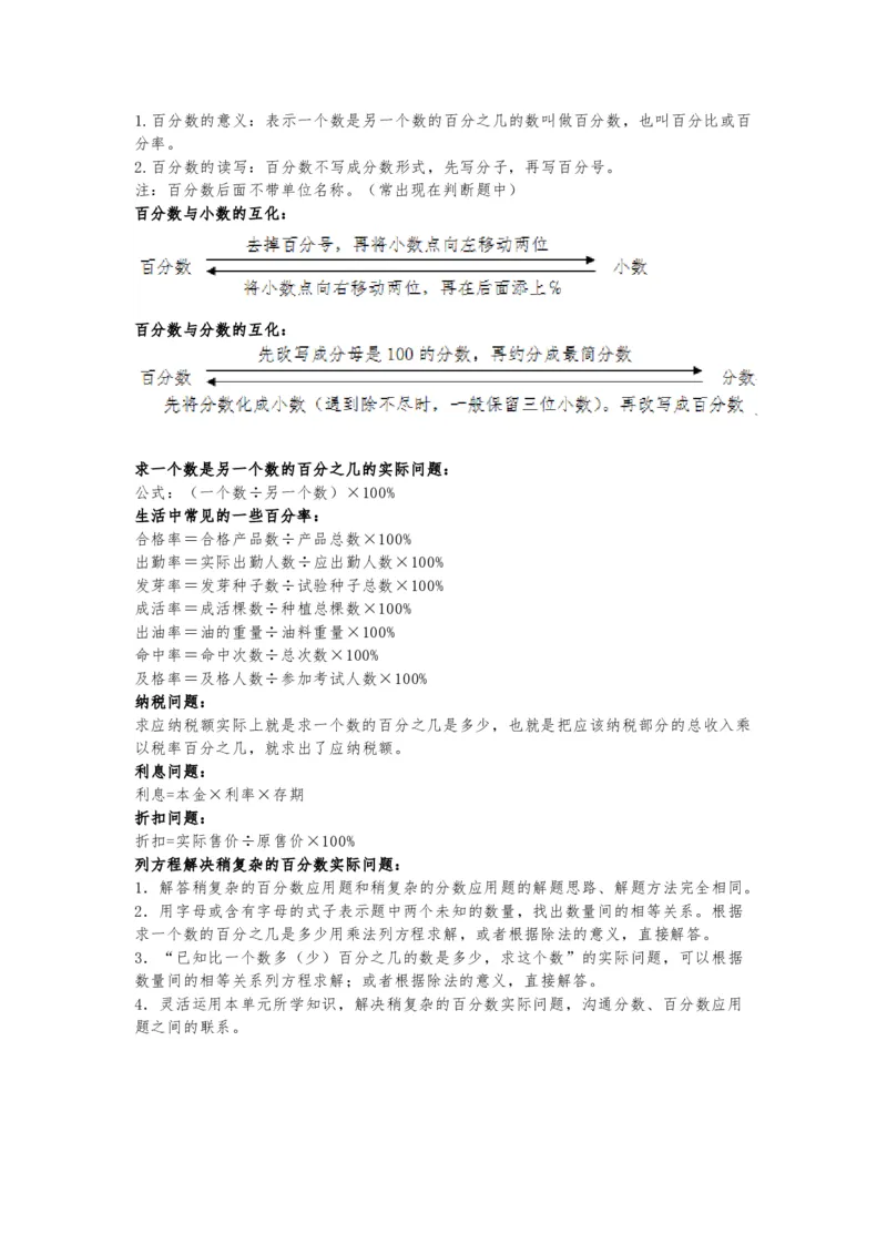 苏教版数学六年级上册知识点_小学1-6年级全部试卷_数学_六年级_3-11-3、小学六年级数学上册_3-11-3-1、复习、知识点、归纳汇总_苏教版