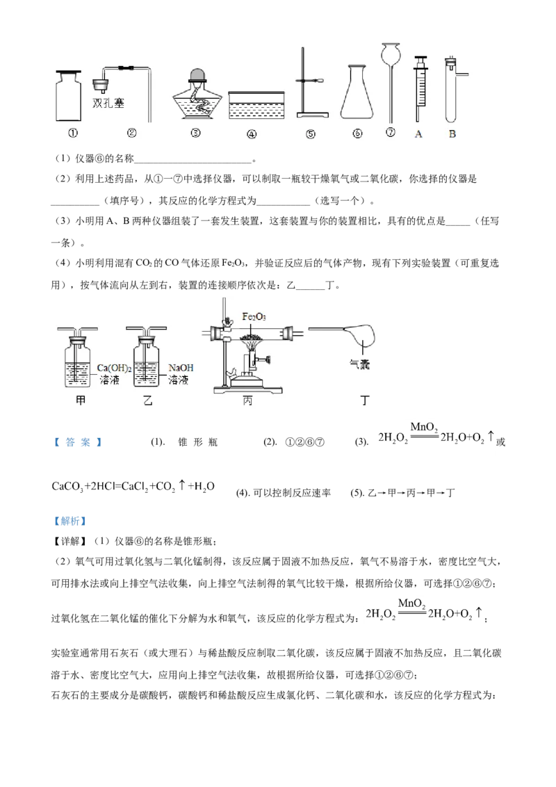 2020年解析_中考真题_5.化学中考真题2015-2024年_地区卷_山东省_菏泽化学10-21