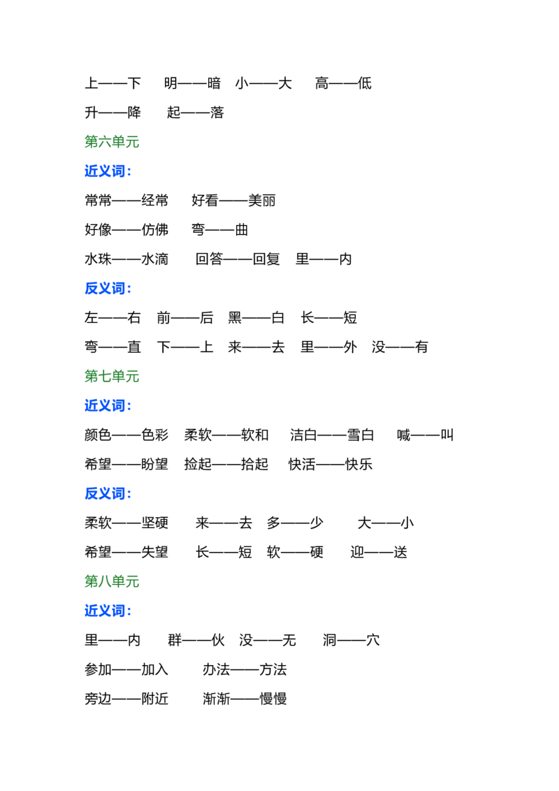部编版一年级上册数学期末复习知识点_小学1-6年级全部试卷_语文_一年级_3-6-1、小学一年级语文上册_3-6-1-1、复习、知识点、归纳汇总_部编版