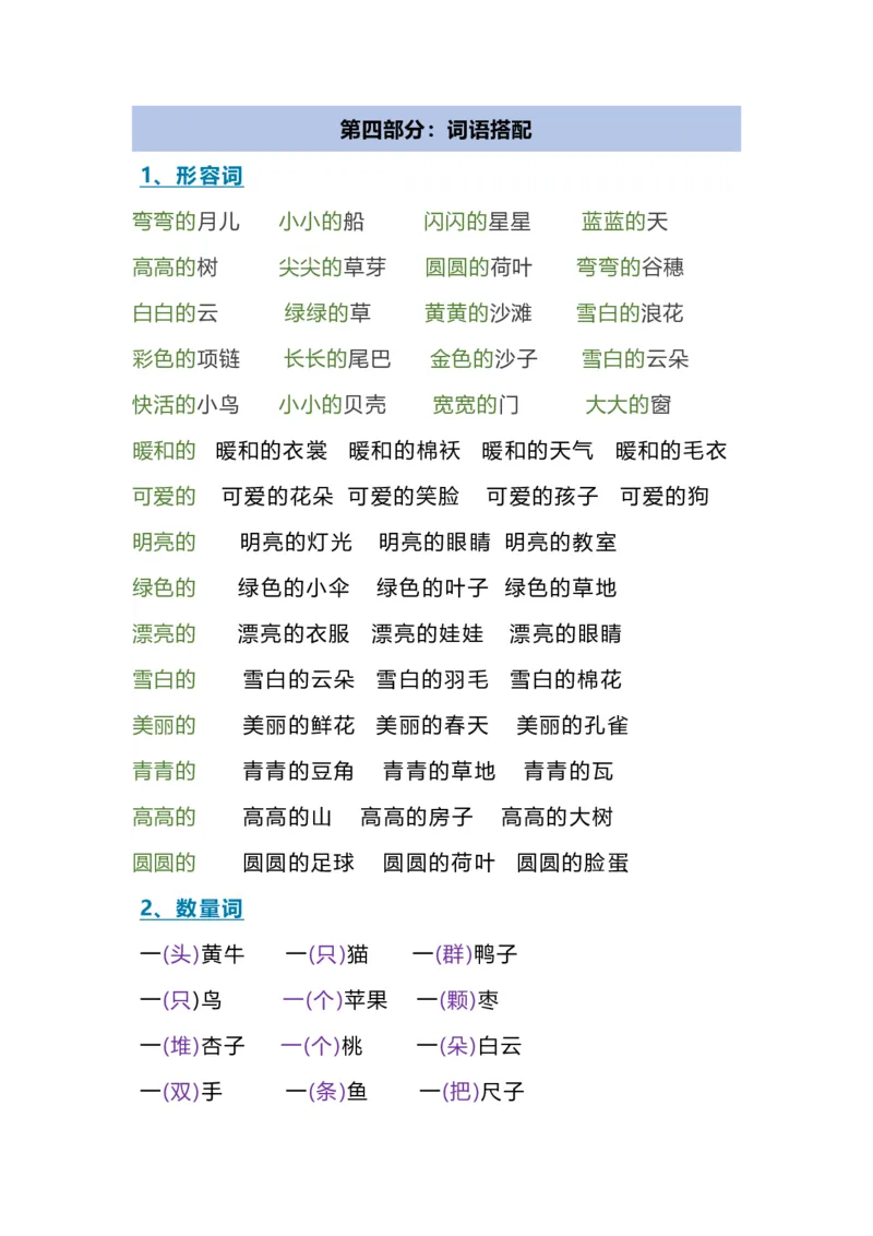 部编版一年级上册数学期末复习知识点_小学1-6年级全部试卷_语文_一年级_3-6-1、小学一年级语文上册_3-6-1-1、复习、知识点、归纳汇总_部编版