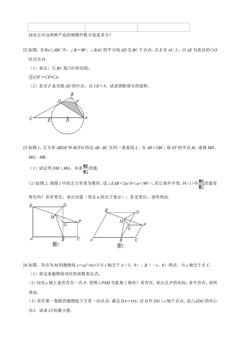2019淄博数学中考真题(解析版)_中考真题_2.数学中考真题2015-2024年_2019年全国中考数学206份