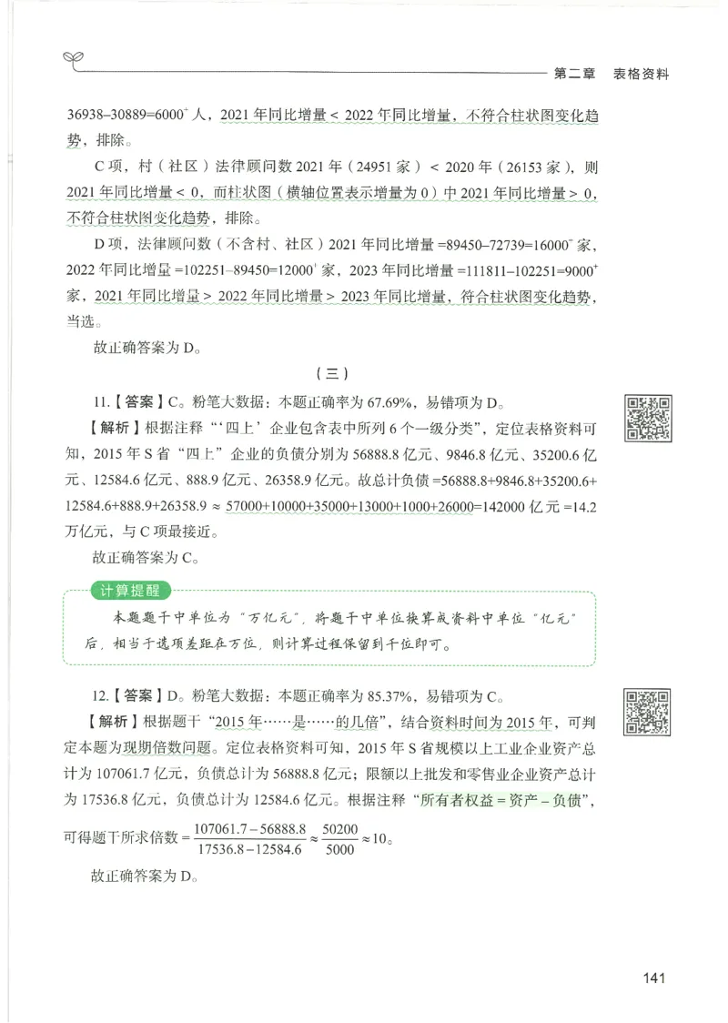 5.答案解析26资料分析下册（494页）_26行测5000+申论100一定先转存网盘_行测5000题持续更新_最新2026行测5000题（25年1月版）_5000题答案解析（共2296页）