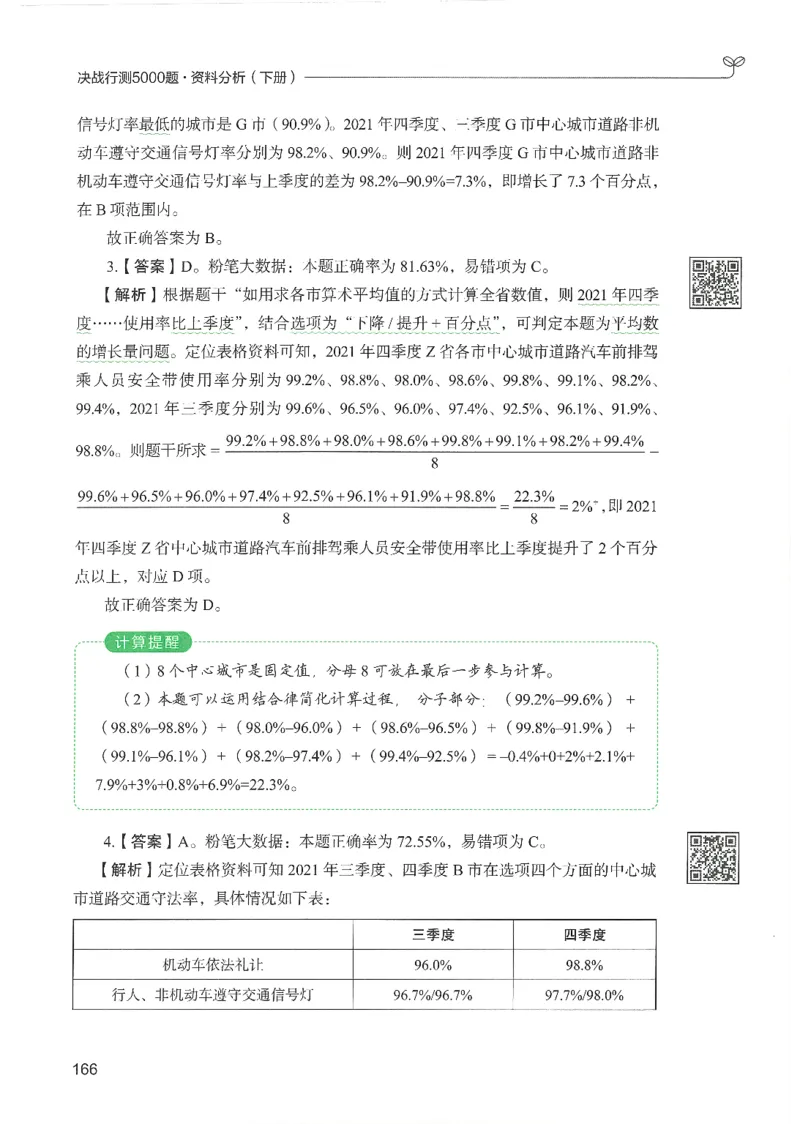 5.答案解析26资料分析下册（494页）_26行测5000+申论100一定先转存网盘_行测5000题持续更新_最新2026行测5000题（25年1月版）_5000题答案解析（共2296页）