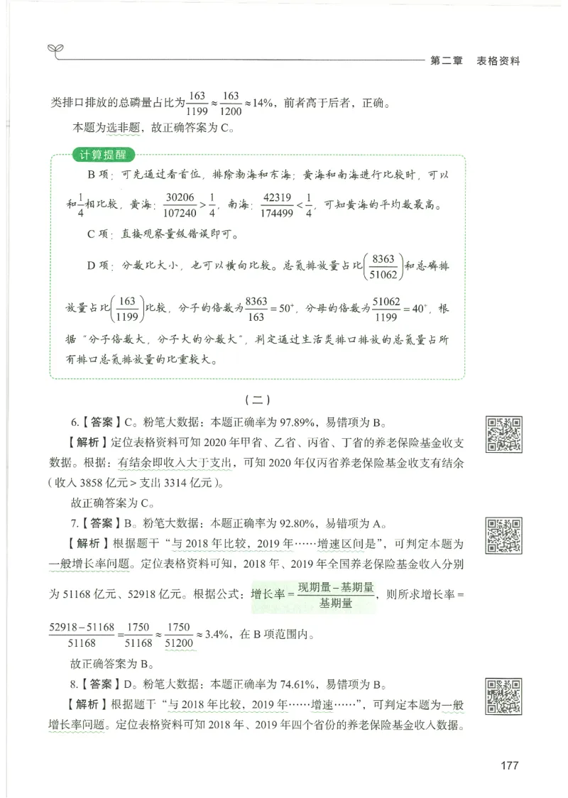 5.答案解析26资料分析下册（494页）_26行测5000+申论100一定先转存网盘_行测5000题持续更新_最新2026行测5000题（25年1月版）_5000题答案解析（共2296页）