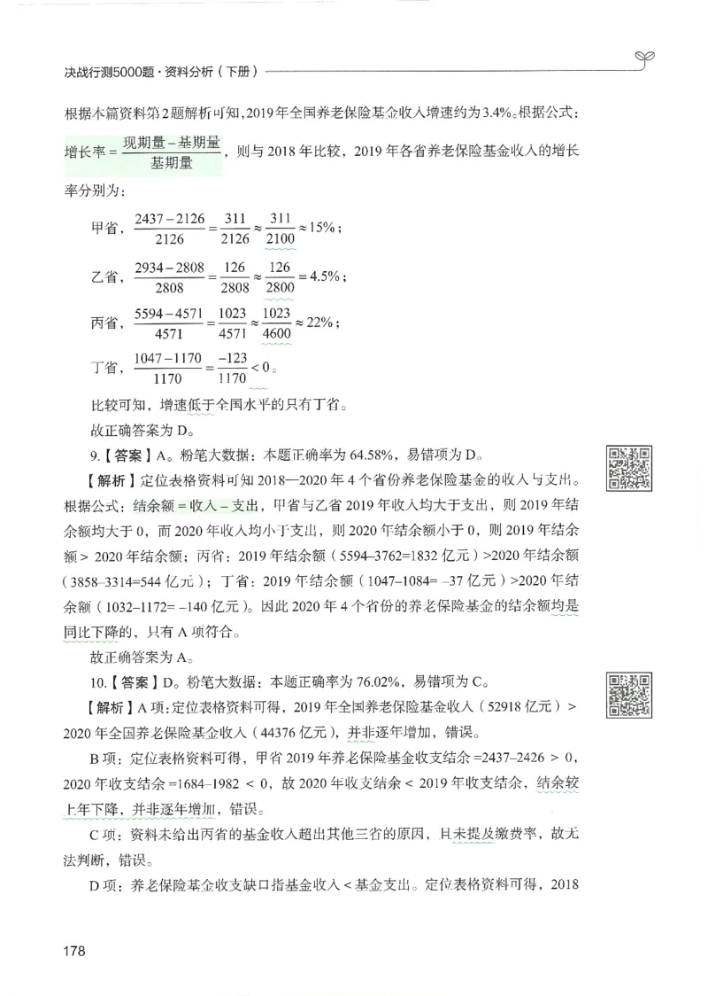 5.答案解析26资料分析下册（494页）_26行测5000+申论100一定先转存网盘_行测5000题持续更新_最新2026行测5000题（25年1月版）_5000题答案解析（共2296页）