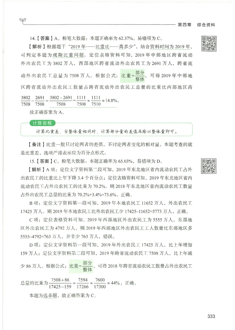 5.答案解析26资料分析下册（494页）_26行测5000+申论100一定先转存网盘_行测5000题持续更新_最新2026行测5000题（25年1月版）_5000题答案解析（共2296页）