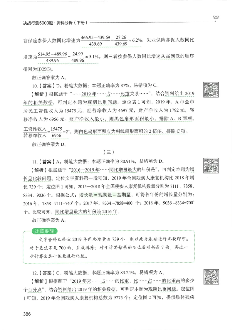 5.答案解析26资料分析下册（494页）_26行测5000+申论100一定先转存网盘_行测5000题持续更新_最新2026行测5000题（25年1月版）_5000题答案解析（共2296页）