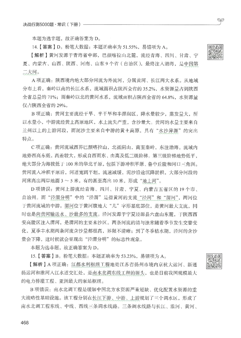 1.答案解析26常识下册（519页）_26行测5000+申论100一定先转存网盘_行测5000题持续更新_最新2026行测5000题（25年1月版）_5000题答案解析（共2296页）