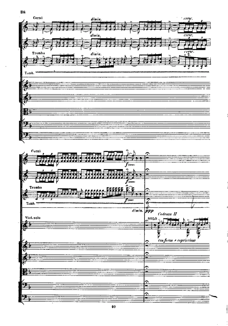 里姆斯基-柯萨科夫西班牙随想曲单开版总谱_一万首著名钢琴曲谱哈农贝多芬合集视频教学电子版高清无水印可打印_08名曲总谱合集