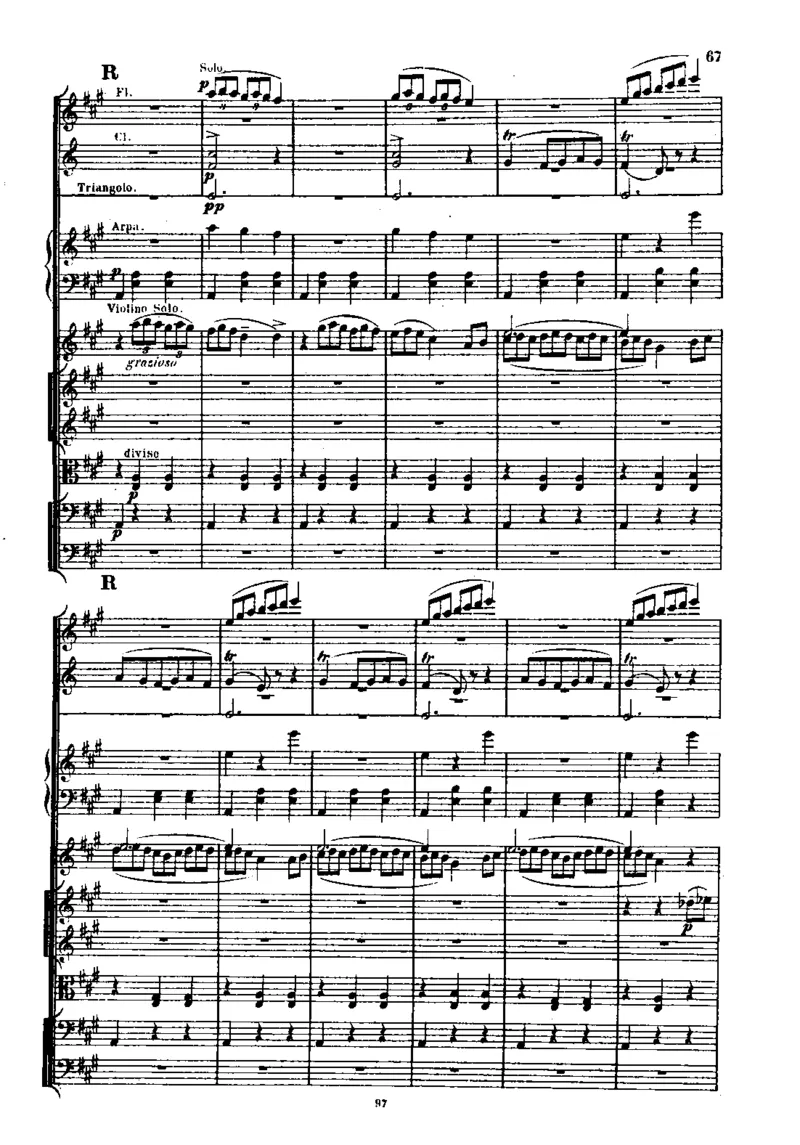 里姆斯基-柯萨科夫西班牙随想曲单开版总谱_一万首著名钢琴曲谱哈农贝多芬合集视频教学电子版高清无水印可打印_08名曲总谱合集