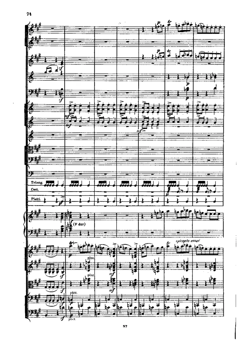 里姆斯基-柯萨科夫西班牙随想曲单开版总谱_一万首著名钢琴曲谱哈农贝多芬合集视频教学电子版高清无水印可打印_08名曲总谱合集