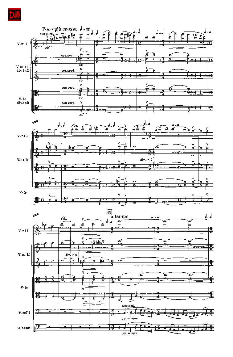 肖斯塔科维奇第七交响曲&ldquo;列宁格勒&rdquo;单开版总谱_一万首著名钢琴曲谱哈农贝多芬合集视频教学电子版高清无水印可打印_08名曲总谱合集