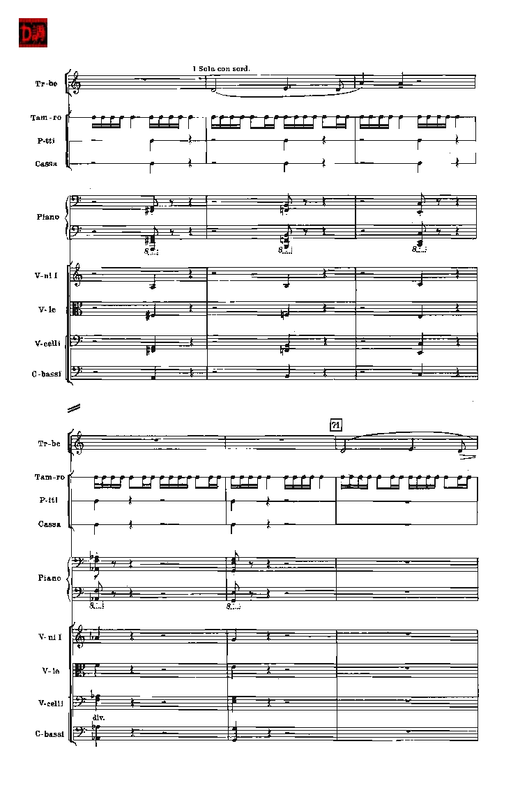 肖斯塔科维奇第七交响曲&ldquo;列宁格勒&rdquo;单开版总谱_一万首著名钢琴曲谱哈农贝多芬合集视频教学电子版高清无水印可打印_08名曲总谱合集