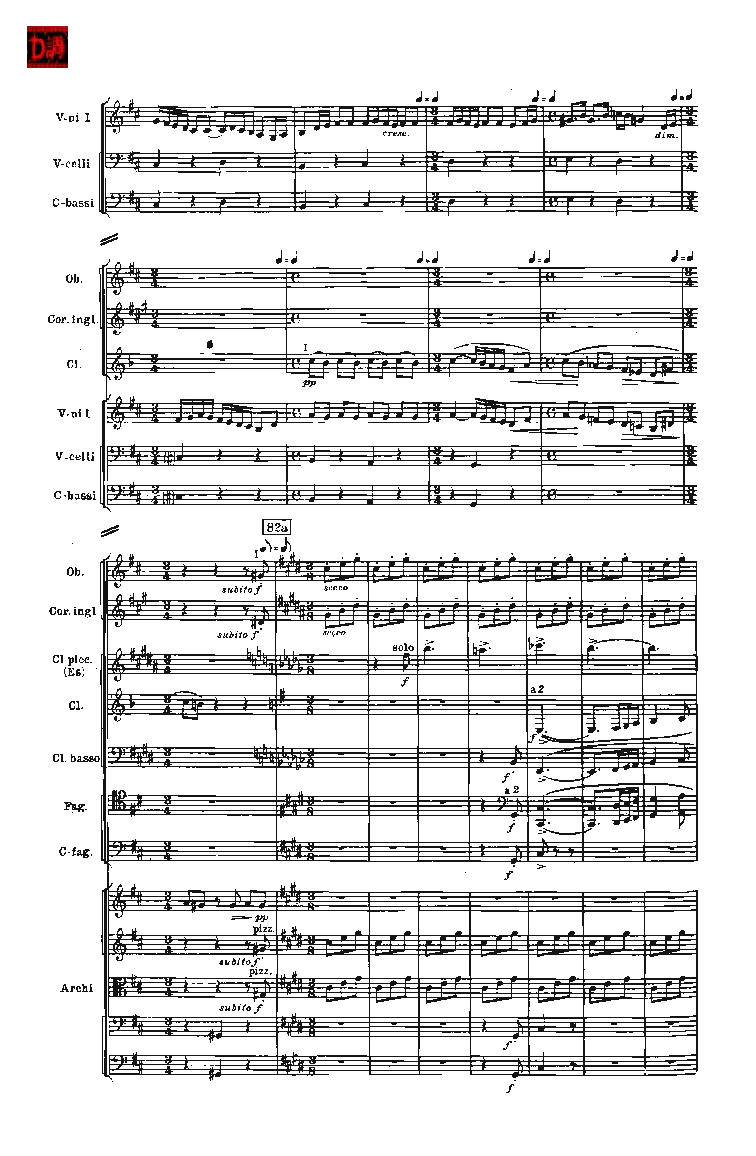 肖斯塔科维奇第七交响曲&ldquo;列宁格勒&rdquo;单开版总谱_一万首著名钢琴曲谱哈农贝多芬合集视频教学电子版高清无水印可打印_08名曲总谱合集