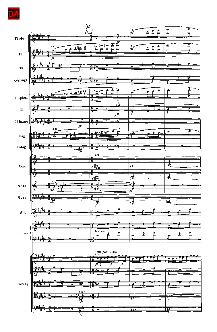 肖斯塔科维奇第七交响曲&ldquo;列宁格勒&rdquo;单开版总谱_一万首著名钢琴曲谱哈农贝多芬合集视频教学电子版高清无水印可打印_08名曲总谱合集