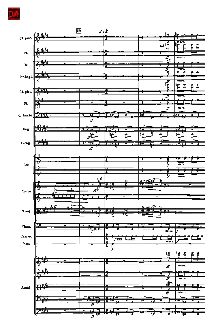 肖斯塔科维奇第七交响曲&ldquo;列宁格勒&rdquo;单开版总谱_一万首著名钢琴曲谱哈农贝多芬合集视频教学电子版高清无水印可打印_08名曲总谱合集