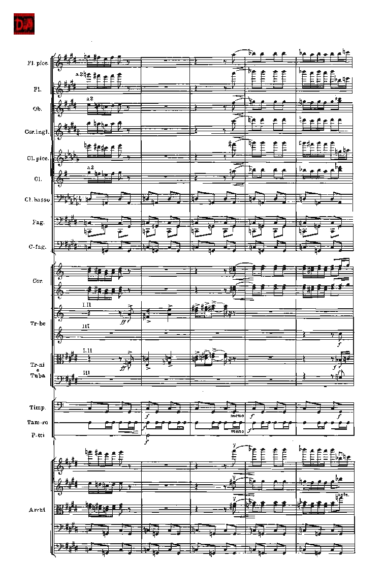 肖斯塔科维奇第七交响曲&ldquo;列宁格勒&rdquo;单开版总谱_一万首著名钢琴曲谱哈农贝多芬合集视频教学电子版高清无水印可打印_08名曲总谱合集