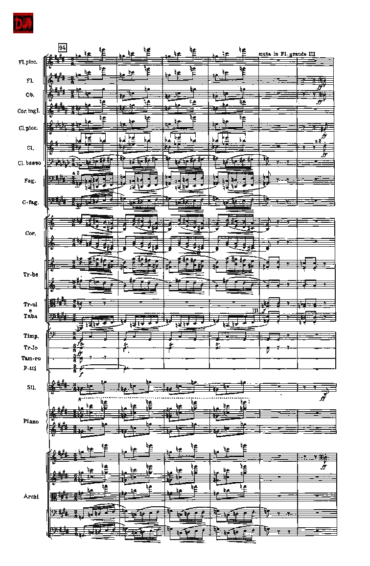 肖斯塔科维奇第七交响曲&ldquo;列宁格勒&rdquo;单开版总谱_一万首著名钢琴曲谱哈农贝多芬合集视频教学电子版高清无水印可打印_08名曲总谱合集