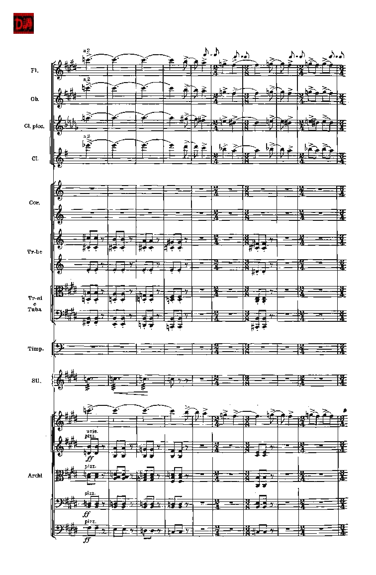 肖斯塔科维奇第七交响曲&ldquo;列宁格勒&rdquo;单开版总谱_一万首著名钢琴曲谱哈农贝多芬合集视频教学电子版高清无水印可打印_08名曲总谱合集