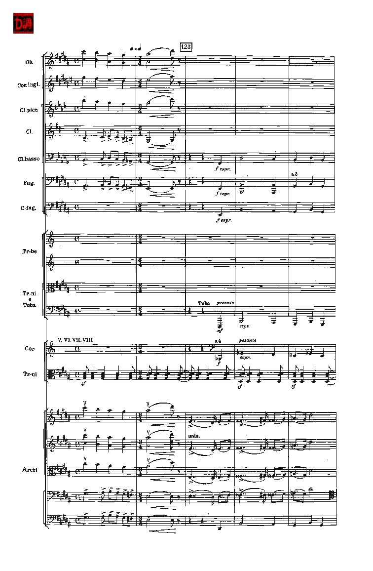 肖斯塔科维奇第七交响曲&ldquo;列宁格勒&rdquo;单开版总谱_一万首著名钢琴曲谱哈农贝多芬合集视频教学电子版高清无水印可打印_08名曲总谱合集