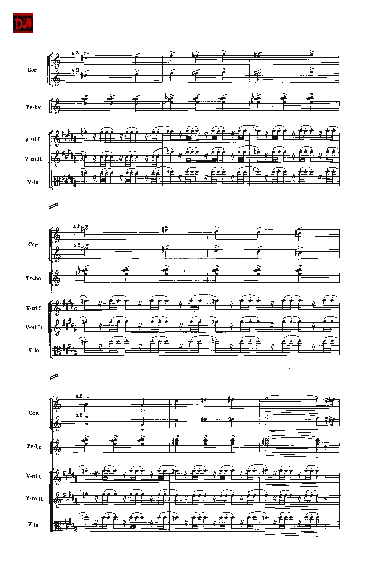 肖斯塔科维奇第七交响曲&ldquo;列宁格勒&rdquo;单开版总谱_一万首著名钢琴曲谱哈农贝多芬合集视频教学电子版高清无水印可打印_08名曲总谱合集