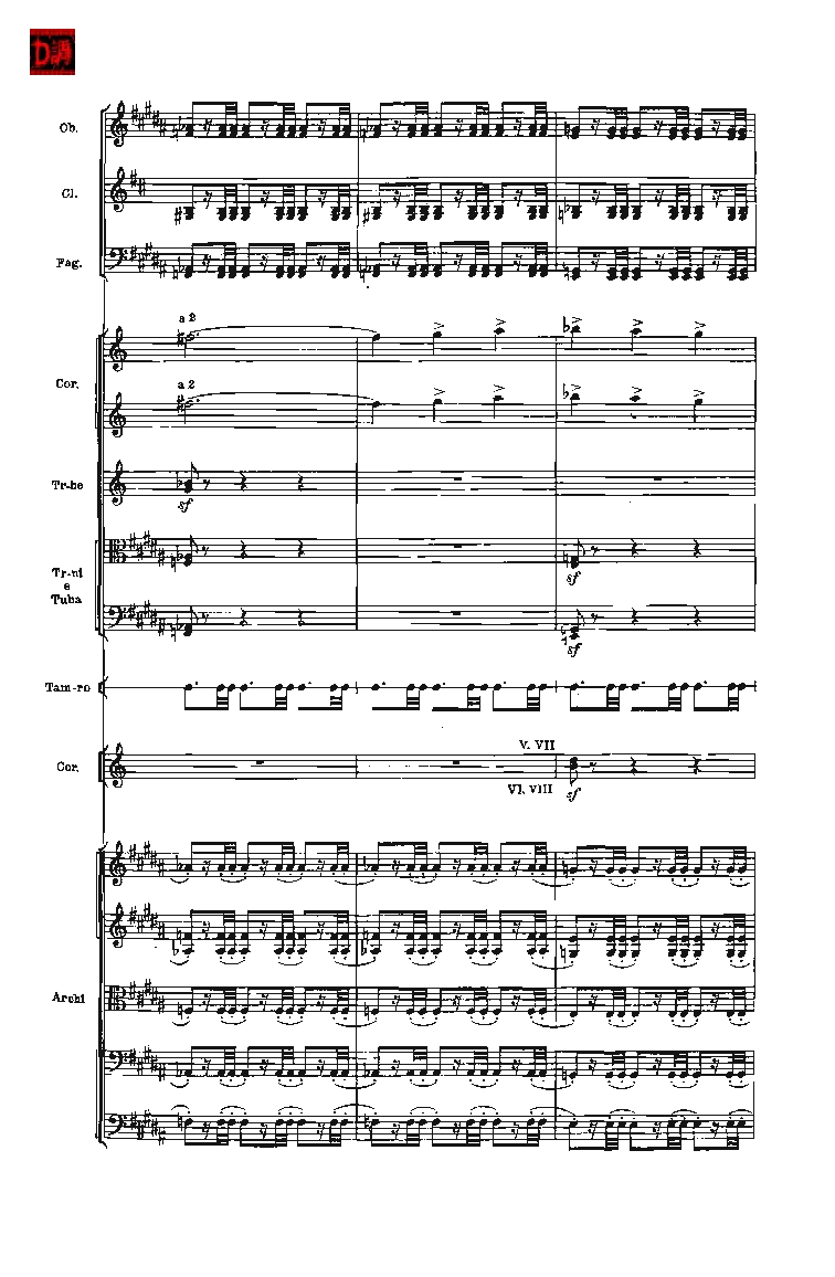 肖斯塔科维奇第七交响曲&ldquo;列宁格勒&rdquo;单开版总谱_一万首著名钢琴曲谱哈农贝多芬合集视频教学电子版高清无水印可打印_08名曲总谱合集