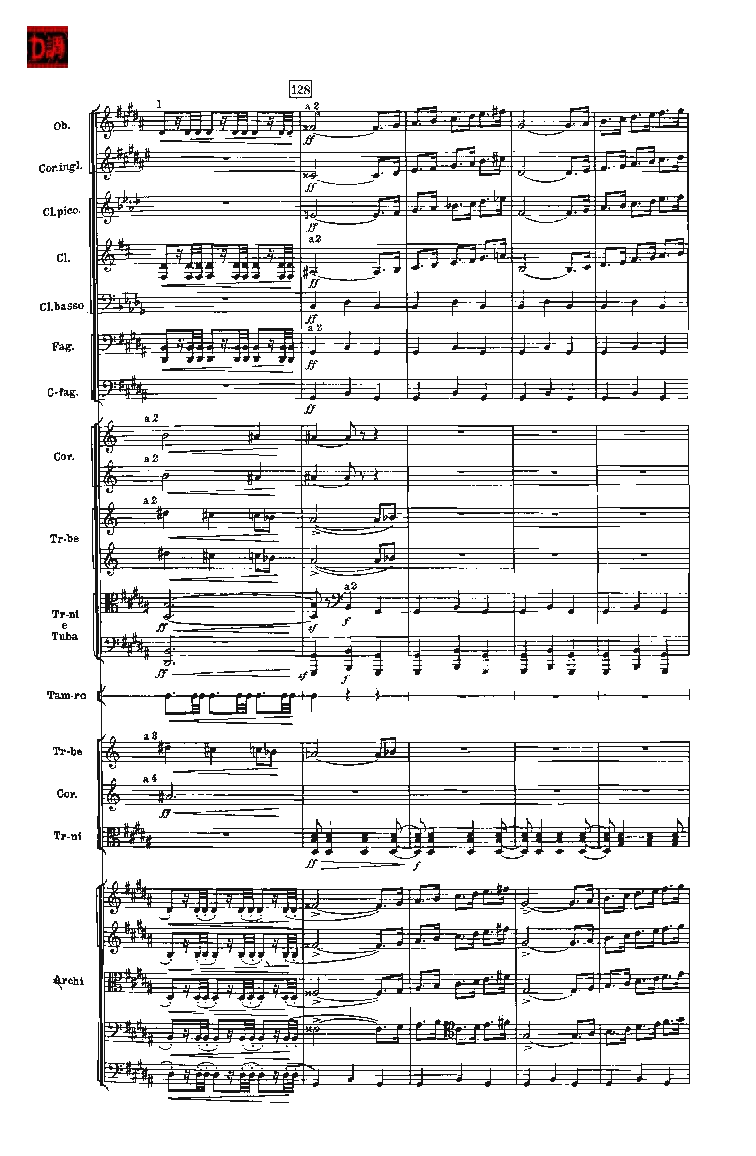 肖斯塔科维奇第七交响曲&ldquo;列宁格勒&rdquo;单开版总谱_一万首著名钢琴曲谱哈农贝多芬合集视频教学电子版高清无水印可打印_08名曲总谱合集
