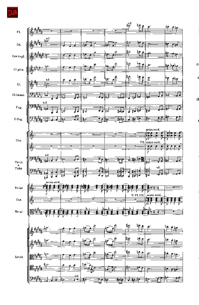 肖斯塔科维奇第七交响曲&ldquo;列宁格勒&rdquo;单开版总谱_一万首著名钢琴曲谱哈农贝多芬合集视频教学电子版高清无水印可打印_08名曲总谱合集