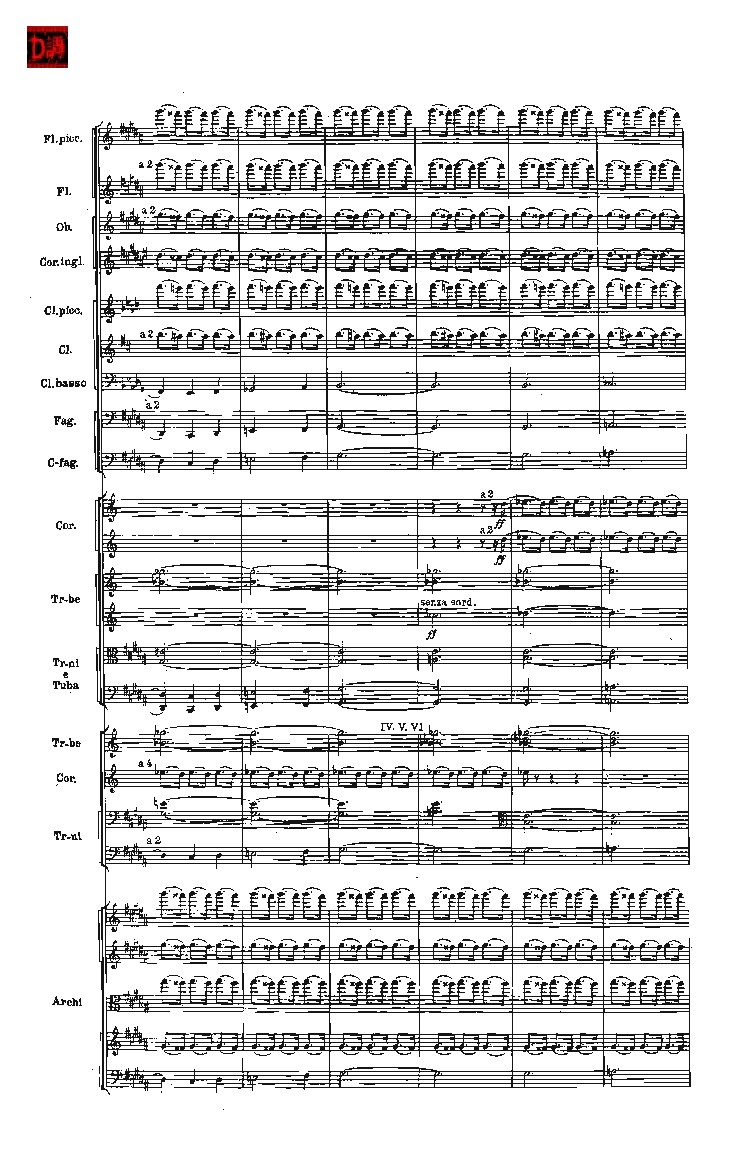 肖斯塔科维奇第七交响曲&ldquo;列宁格勒&rdquo;单开版总谱_一万首著名钢琴曲谱哈农贝多芬合集视频教学电子版高清无水印可打印_08名曲总谱合集