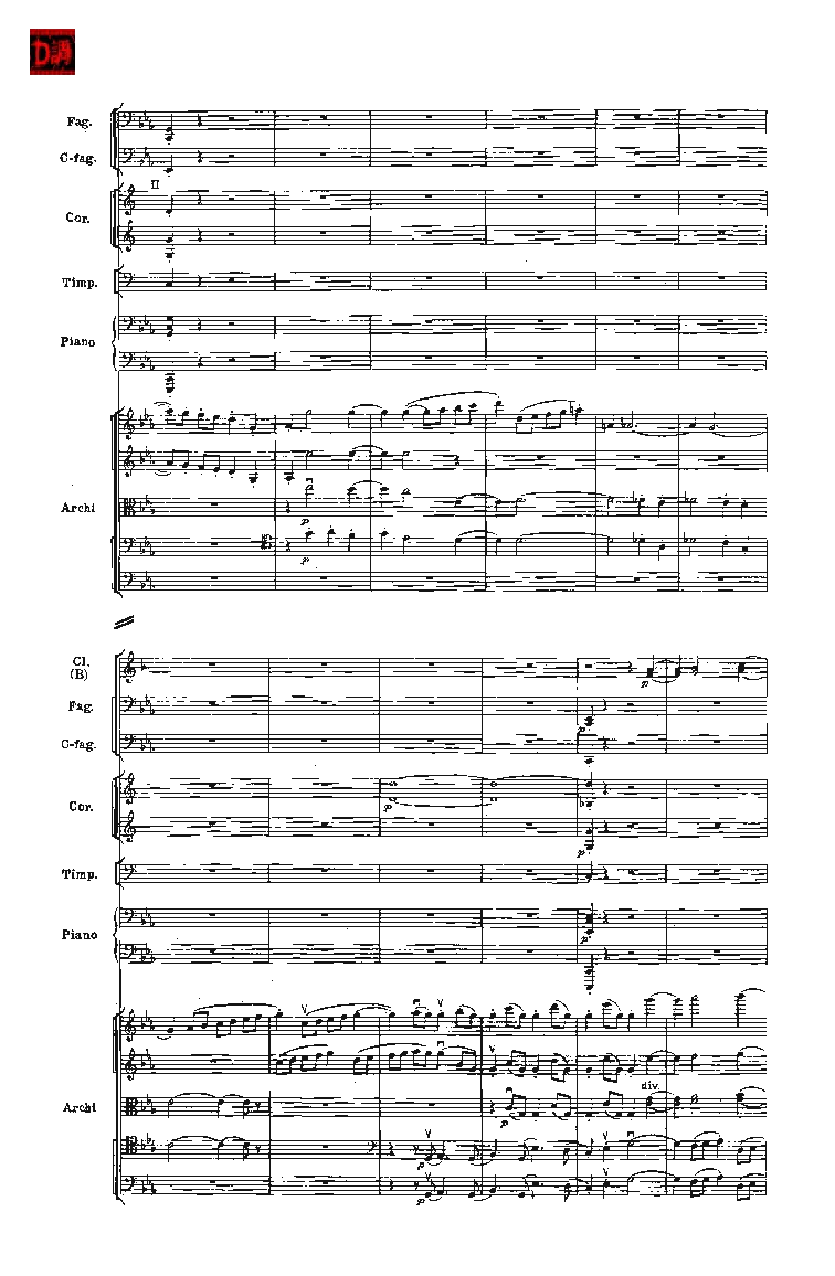 肖斯塔科维奇第七交响曲&ldquo;列宁格勒&rdquo;单开版总谱_一万首著名钢琴曲谱哈农贝多芬合集视频教学电子版高清无水印可打印_08名曲总谱合集