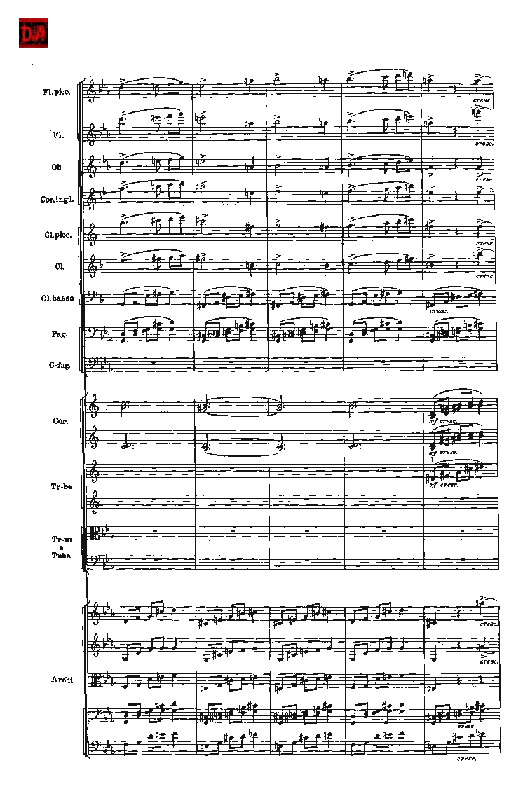 肖斯塔科维奇第七交响曲&ldquo;列宁格勒&rdquo;单开版总谱_一万首著名钢琴曲谱哈农贝多芬合集视频教学电子版高清无水印可打印_08名曲总谱合集
